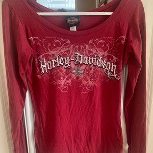 Harley Davidson women’s long sleeve shirt.